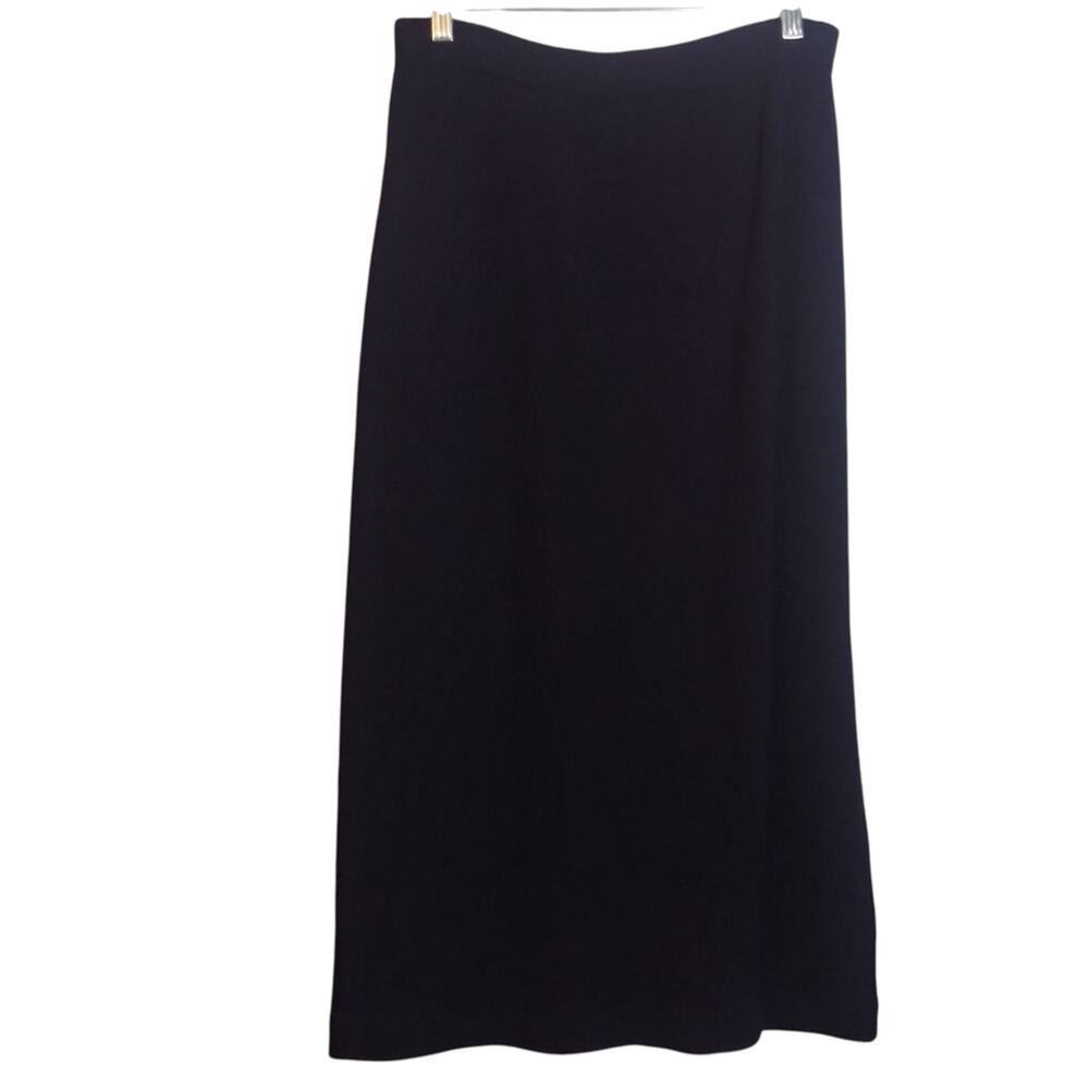 ST JOHN Vintage Eggplant Purple Santana Knit Midi Pencil Skirt Size 6